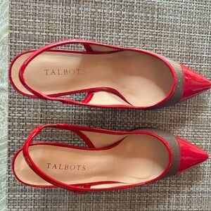 Brand New Adorable Red Kitten Heels